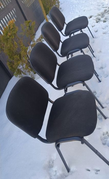 Krzesła  biurowe komplet 4 szt Stan bdb.