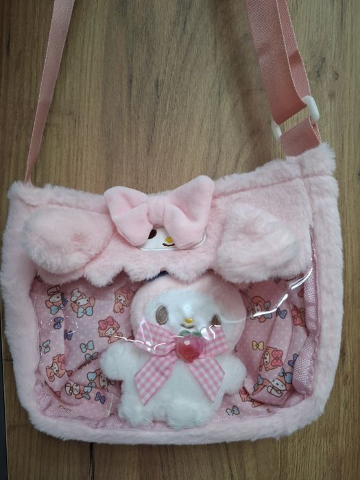 Плюшева дитяча сумка Sanrio My Melody з брелоком