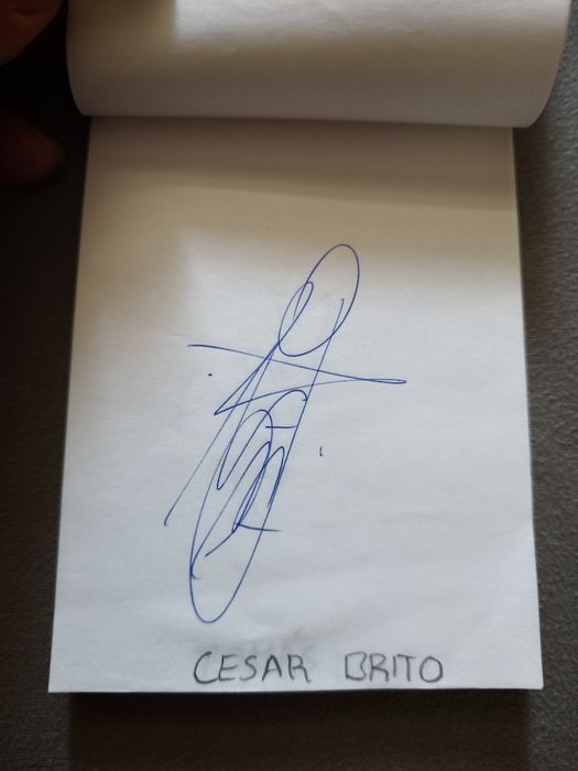 Autógrafos Benfica futebol Michel preudhomne cannigia  João Pinto etc