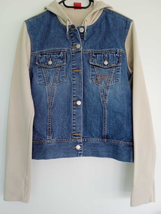 Bluza dresowa z kapturem damska - esprit - roz. 40 -