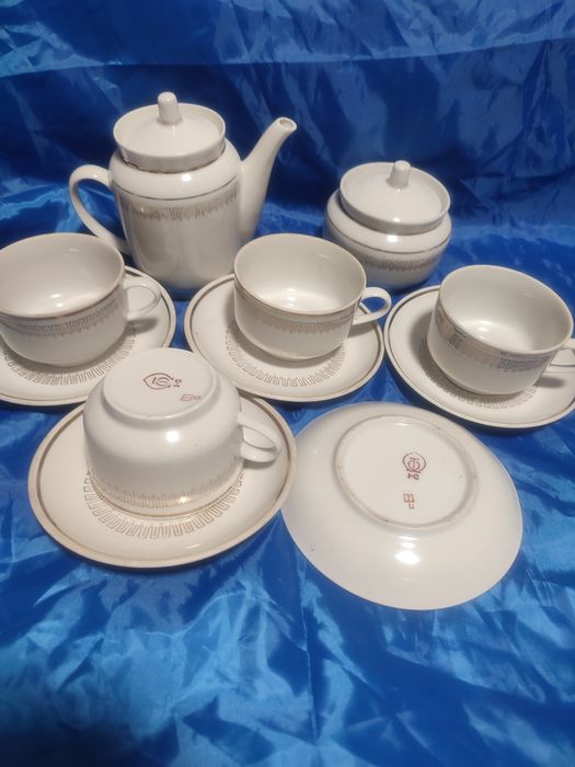 Фарфорвий сервіз Вишивка Тернопіль 60х років