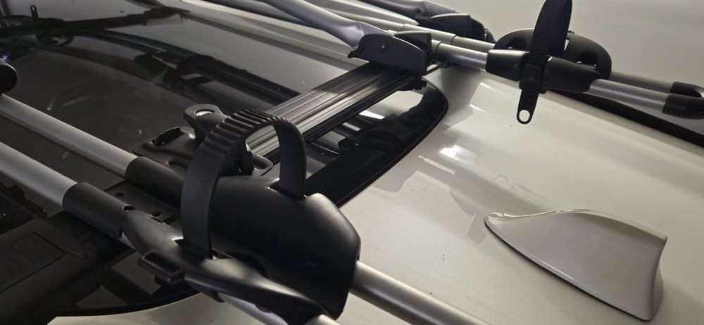 Conjunto barras + 2 suportes bicicleta