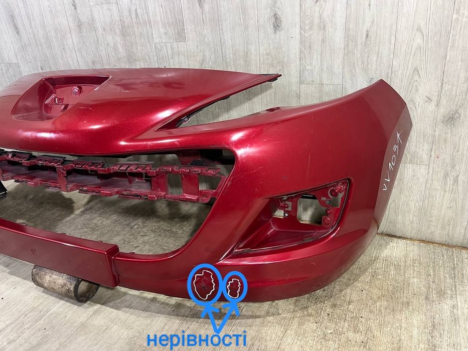 Бампер передний Peugeot 207 ( 2009 2010 2011 2012 2013 2014 2015 г. )