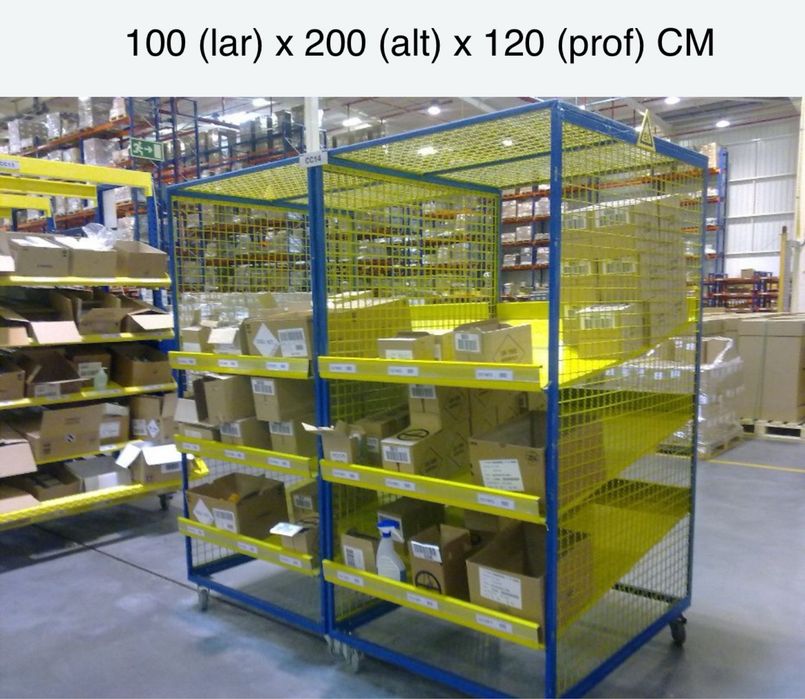Estanteria de picking tipo carrinho
