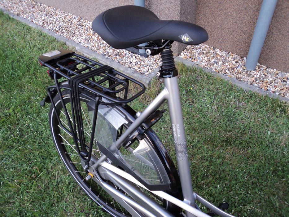 Rower damski Gazelle Paris kolor srebrny Metallic