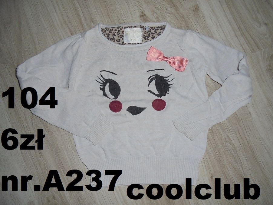 Sweterek sweter coolclub 104