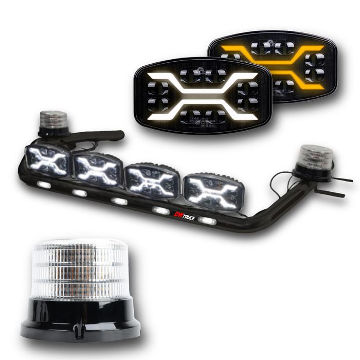 Orurowanie dachowe / Rama dla Scania R S Nowa Generacja (czarne 94)