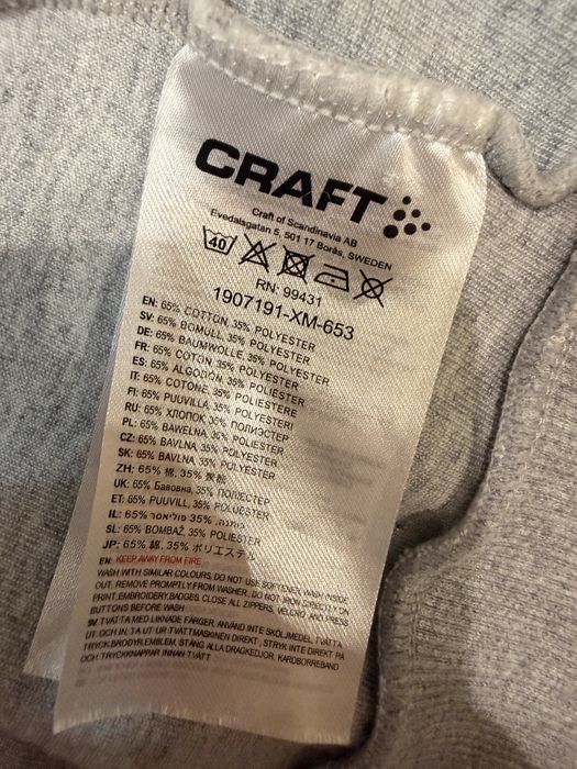 Craft bluza sportowa roz,S/M/36,38 zipp,treningowa