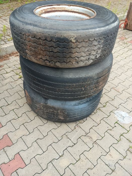 Koła opony z felgami bębnowymi 385/65r22.5 7szt