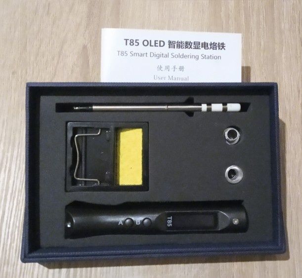 Топ!!!Паяльник QUECOO T85 Type-C PD 3.0 / DC 96 Вт інтелектуальний