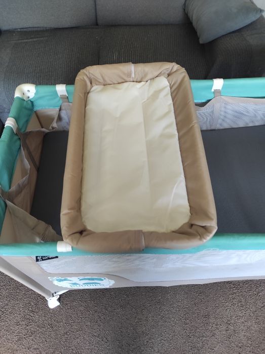 Łóżeczko turystyczne duży zestaw +materac