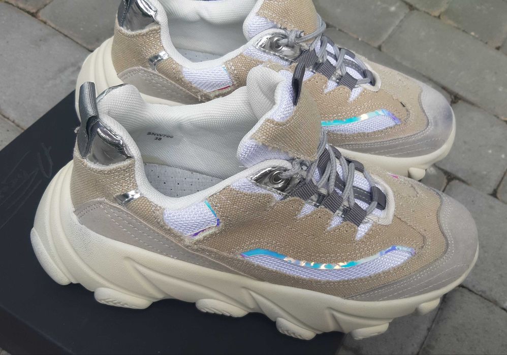 Buty sportowe Madam Lirot beżowe