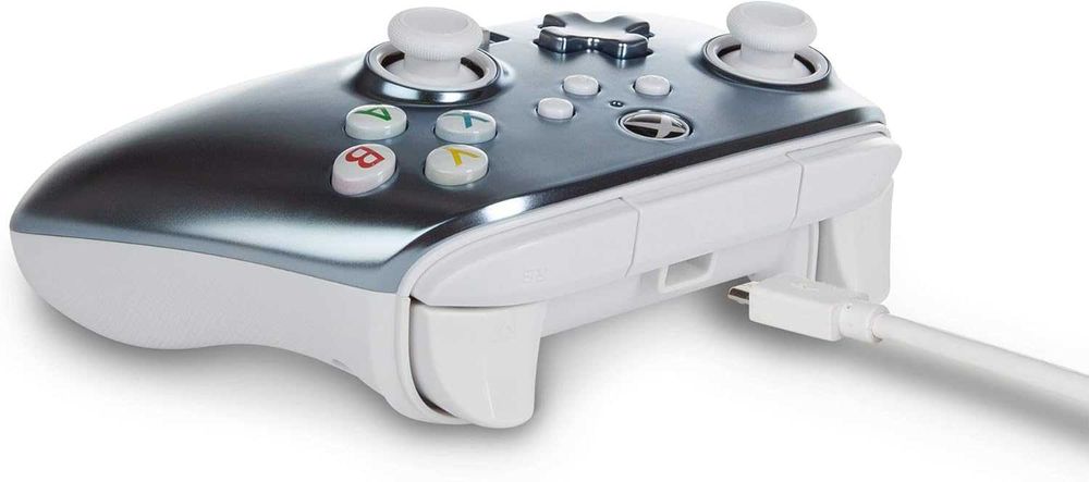 Pad PowerA Enhanced Metallic Ice do Xbox Series X/S, Xbox One, PC Przewodowy