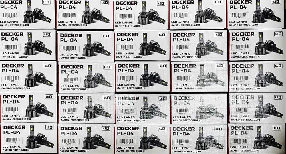 Лед лампи DECKER PL-04 D1S, D2S, D3S, D4S, D8S/50W/CAN Замість ксенону