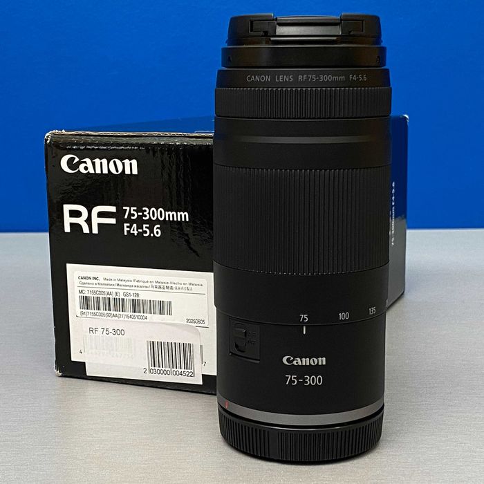 Canon RF 75-300mm f/4-5.6 | 3 ANOS DE GARANTIA