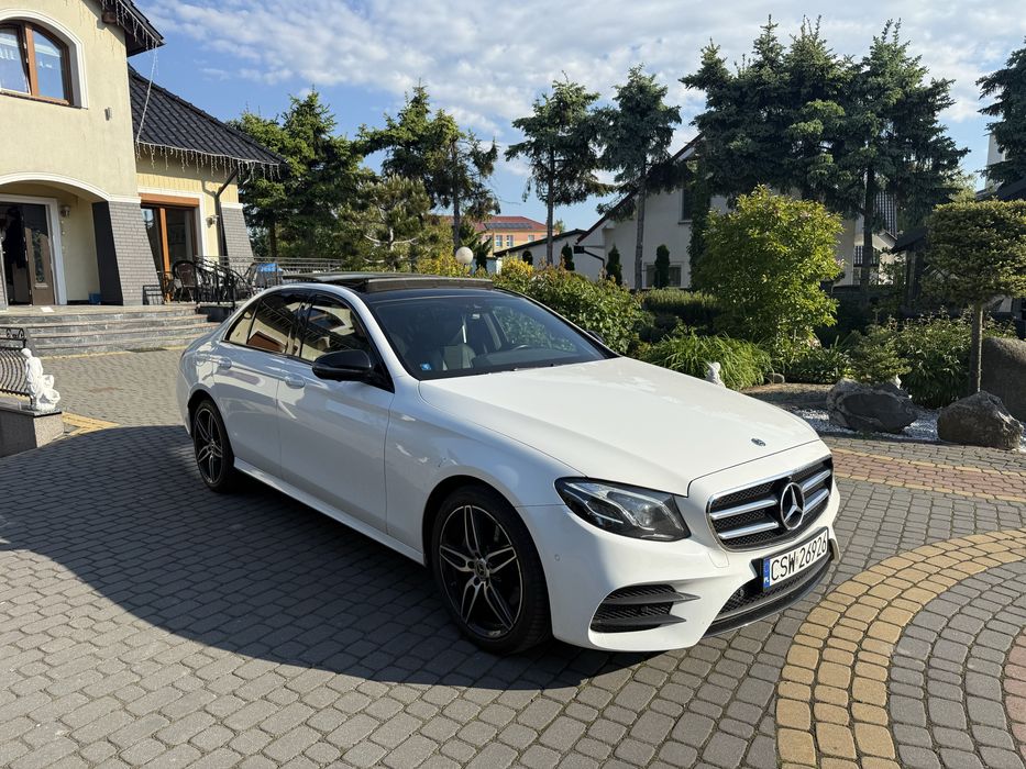 Mercedes E220d 4matic salon polska stan bdb