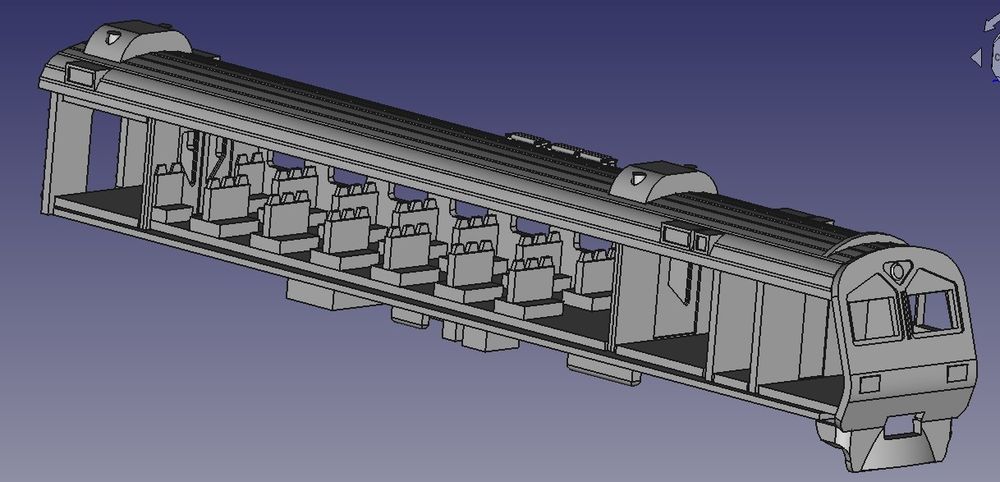 Набор для сборки головного вагона ЭД9М / ЭД4М
