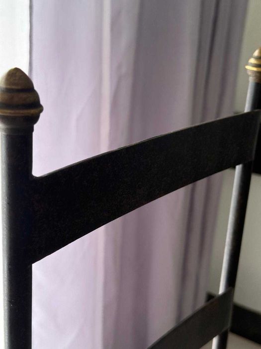 6 Cadeiras em ferro forjado lacado