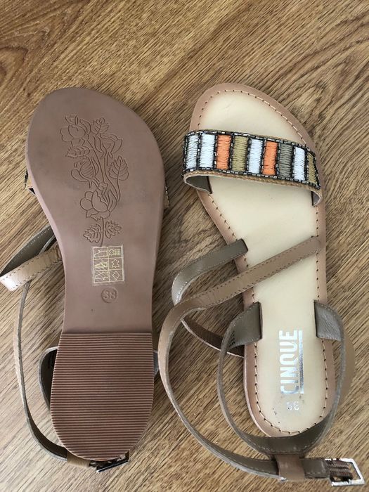 Sandały nowe 38 w stylu boho
