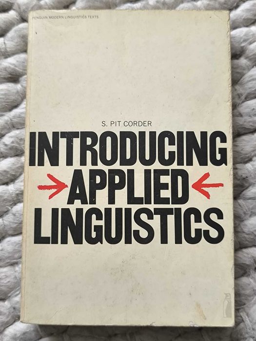 Introducing Applied Linguistics de S Pit Corder