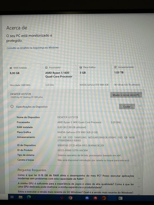 Hp omen  PC Gaming