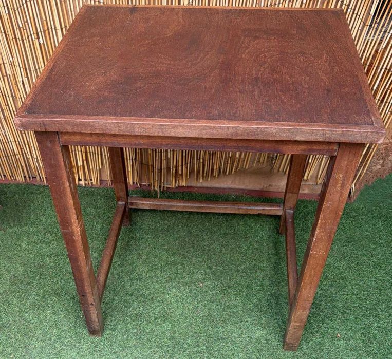 Mesa de apoio antiga, altura 70X49X60 cm