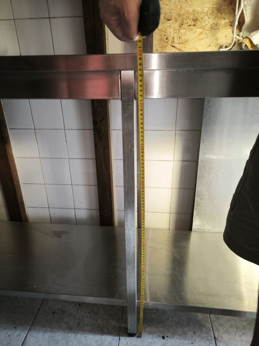 Bancada industrial em inox