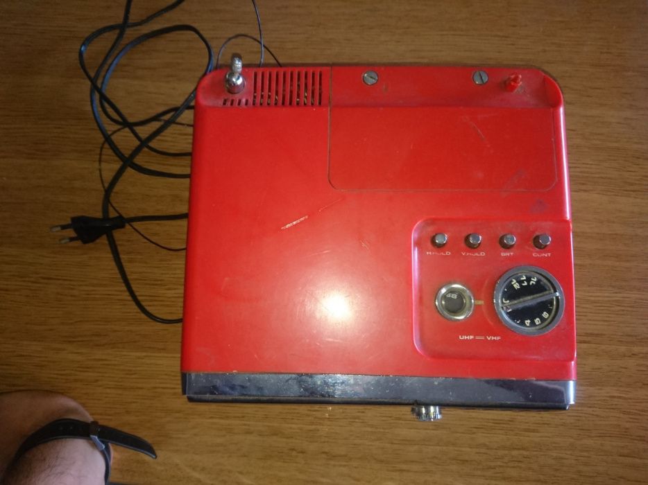 Tv de coleção a funcionar