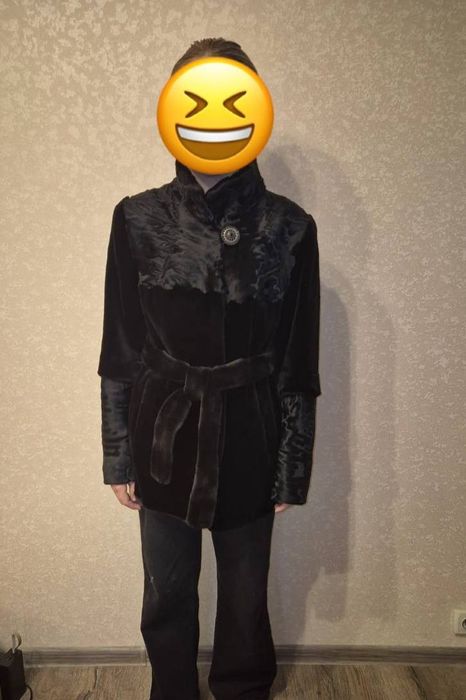 Шубка преміум піджак норка + каракуль