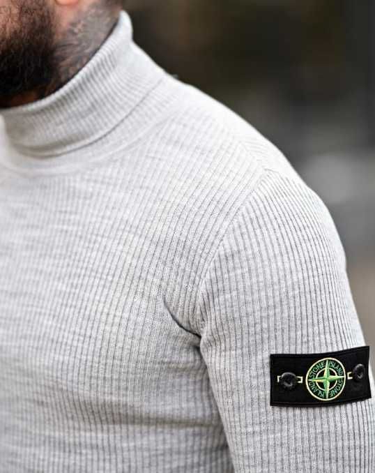 Гольф Stone Island Сірий