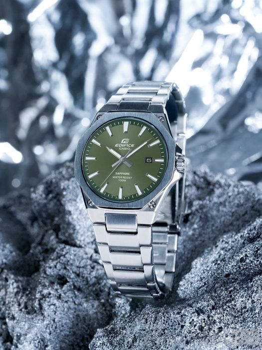 Zegarek Męski Casio EFR-S108D-3A Edifice Classic Sapphire + BOX Casio