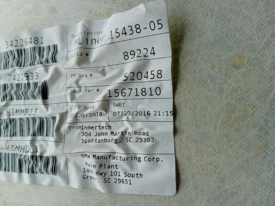 Forra de tejadilho BMW X5 (F15, F85)