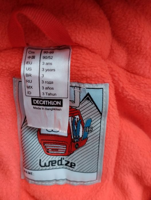 Kombinezon zimowy Wedze dla chłopca 98