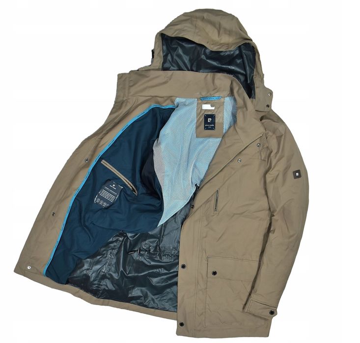 Pierre Cardin Future Flex Beżowa Elegancka Kurtka Męska 50