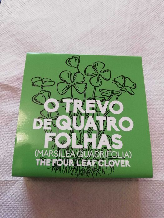 Moeda Prata Proof O Trevo de Quatro Folhas