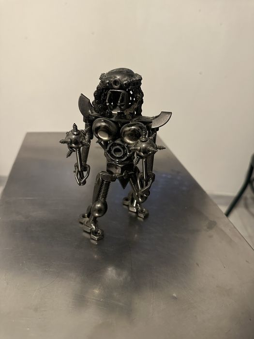 Estatuas de metal de decoracao