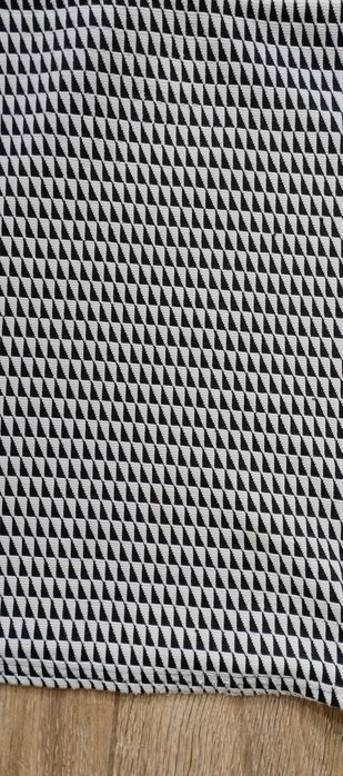 Sukienka ogrodniczka damska w piękny wzór czarno-biała L/40 Next