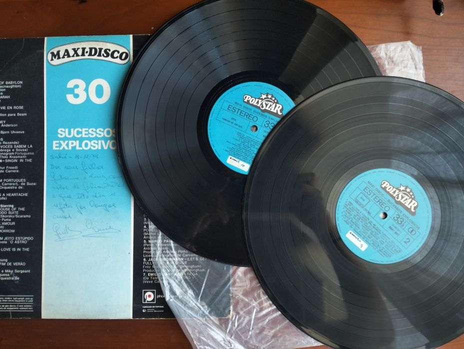 Disco de vinil LP duplo 30 Sucessos Explosivos