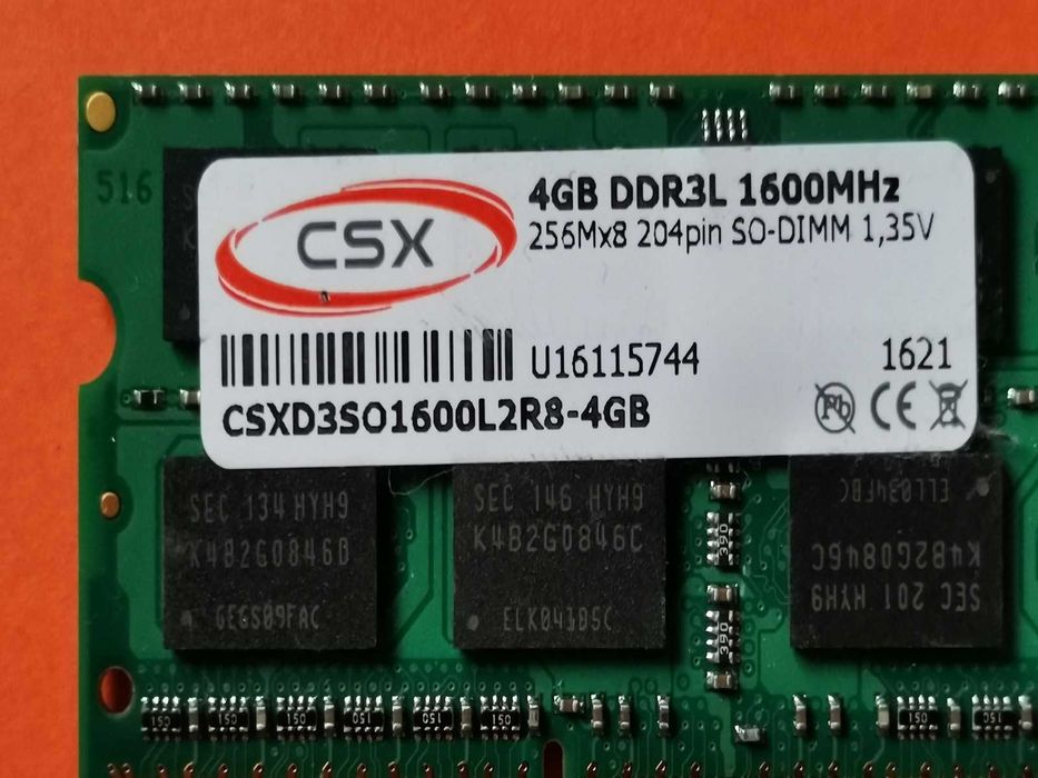 DDR3 4GB CsX 12800 L