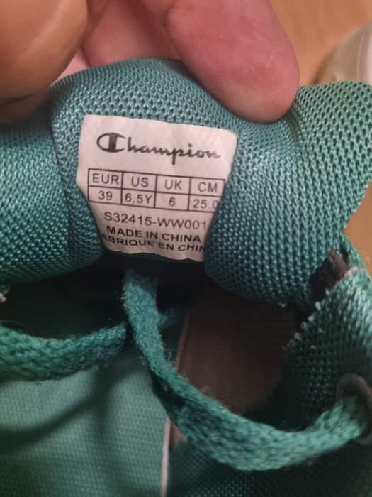 #buty #sportowe #39 #champion #rebound #2.0 #low #zielone #białe #sneakersy