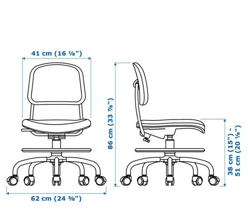 Cadeira de secretária "VIMUND" IKEA