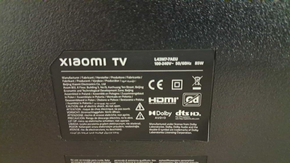 Xiaomi TV P1E 43