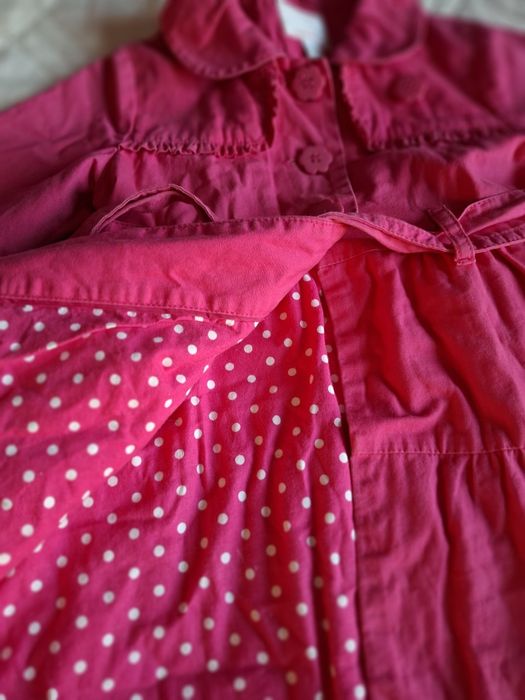 Płaszczyk Next, r.104. Różowy dla dziewczynki.