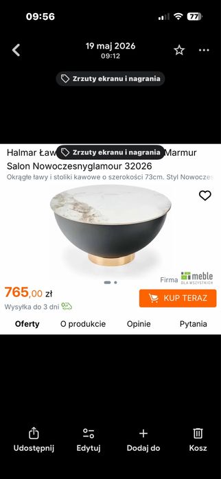 Nowe meble na sprzedaz