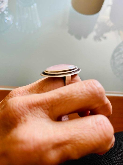 Anel em Prata e Quartzo