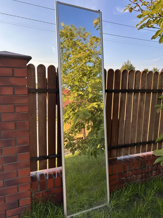 Lustro drzwi przesuwne do garderoby 240x60cm