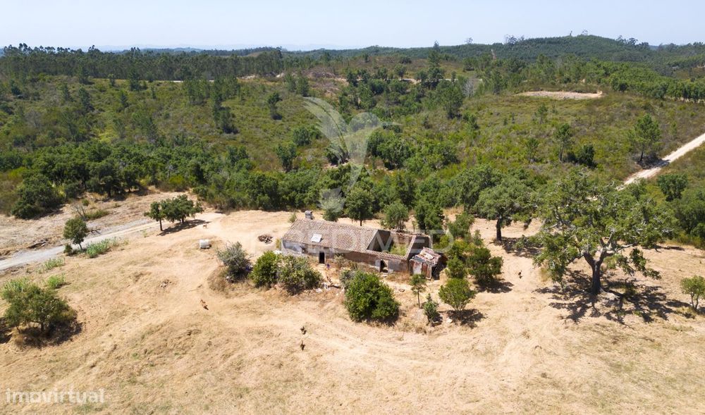 Herdade com 73,700 hectares e uma ruína registada com 126 m2.