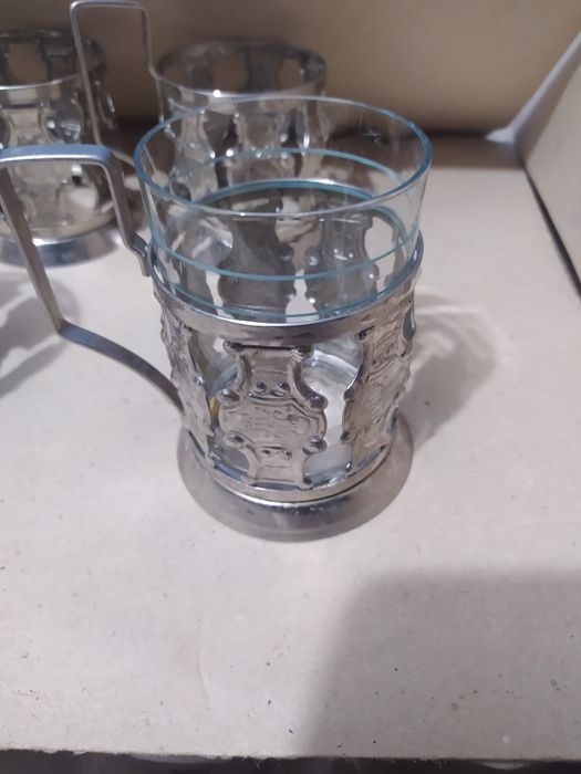 Склянки Тонкостенные чайные стаканы для подстаканника