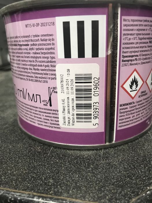 Śniezka farba na plamy