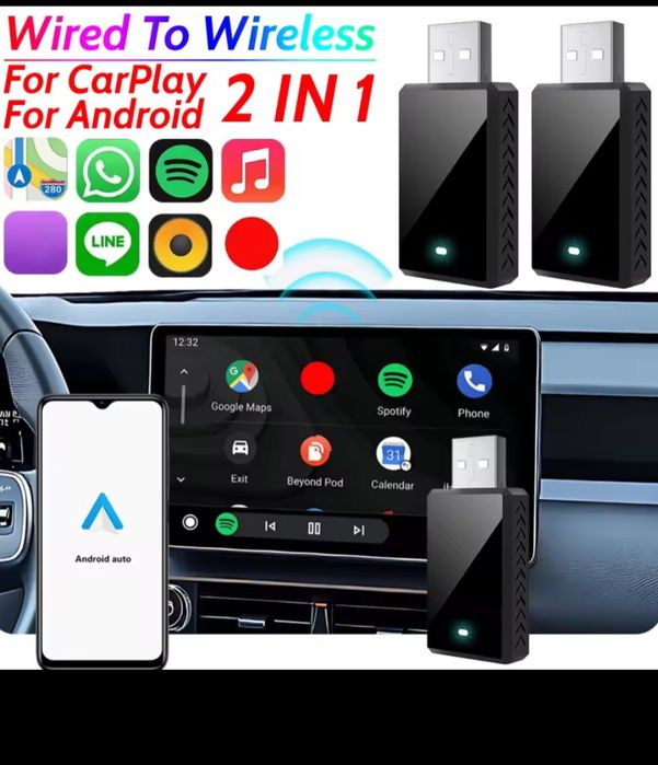 Wireless carplay android auto